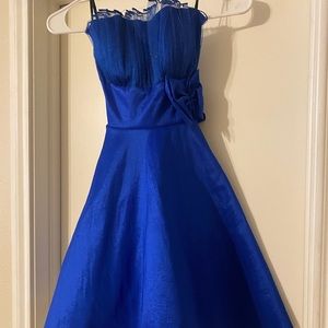 Royal Blue Party Dress
